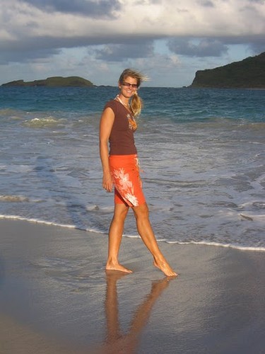 Heike on the beach ©  SW